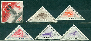 Лунди острова, 1961, Лошади , Викинг, 6 марок